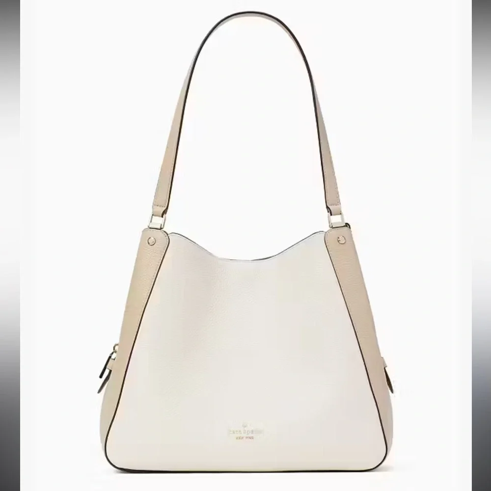 Kate Spade White and Tan Shoulder Bag - Picture 2 of 12